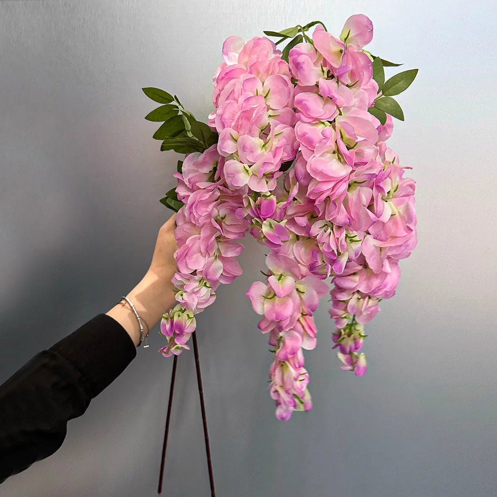 Künstliche Glyzinien-Girlande – Edles Design – Wohndekor