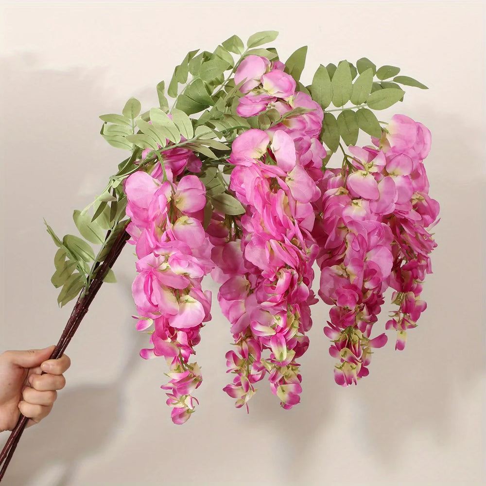 Künstliche Glyzinien-Girlande – Edles Design – Wohndekor