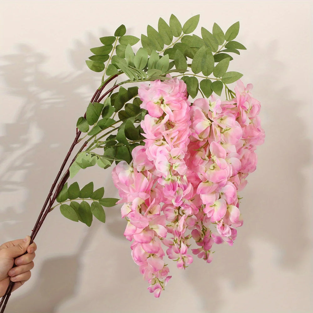 Künstliche Glyzinien-Girlande – Edles Design – Wohndekor