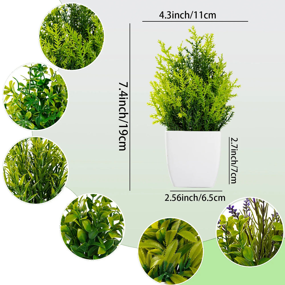 Künstliche Pflanze – Blatt Design – 18cm Tischdekoration