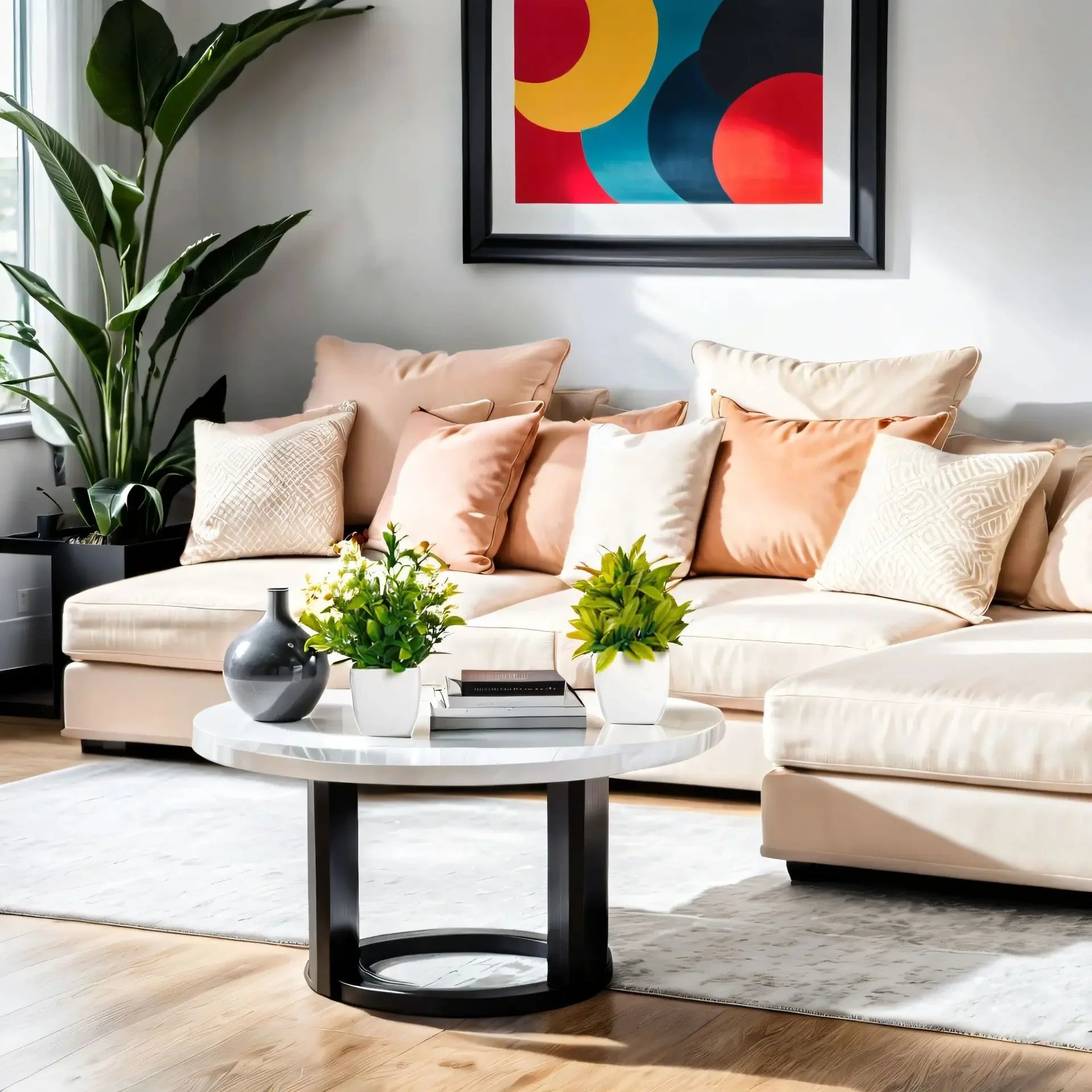 Künstliche Pflanze – Blatt Design – 18cm Tischdekoration