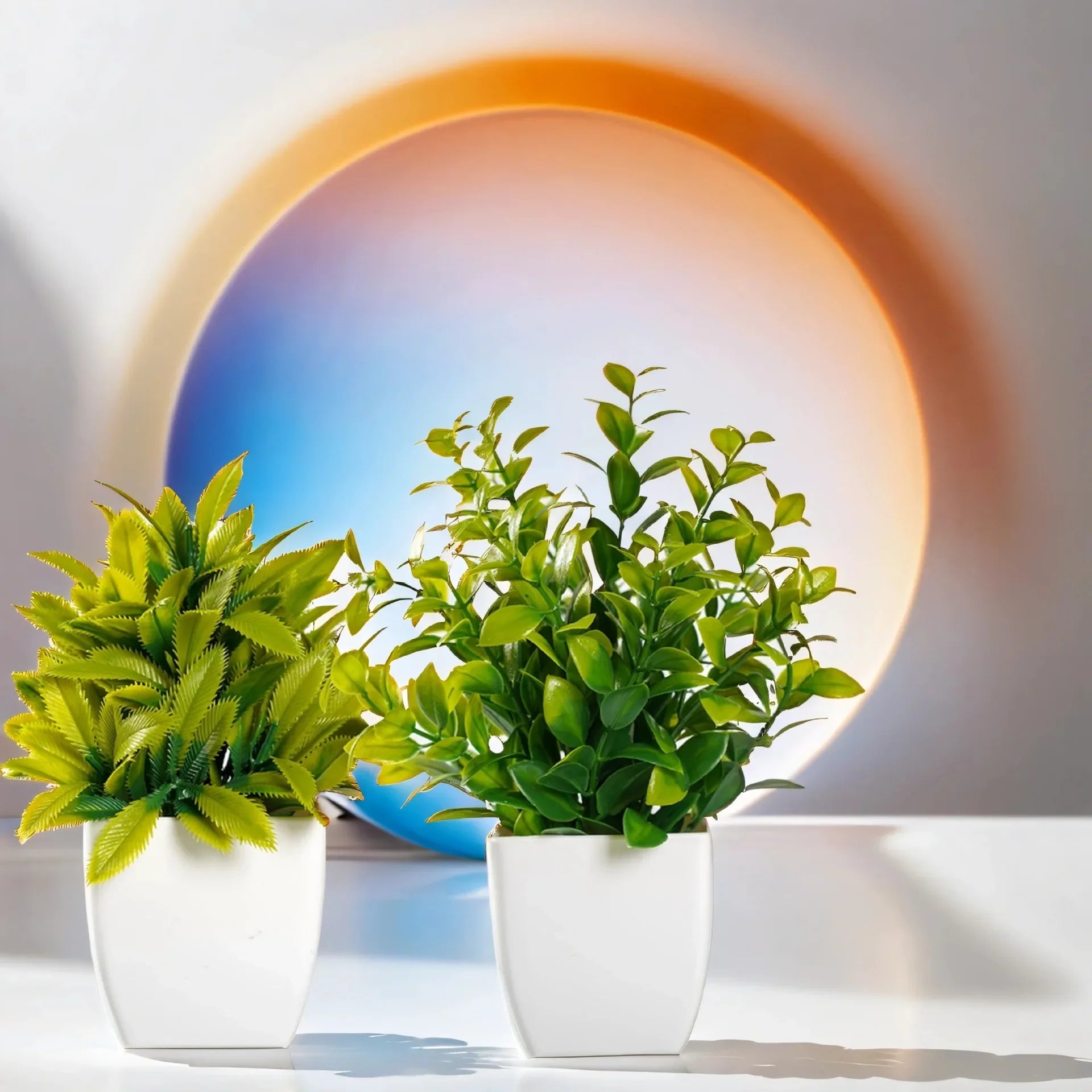 Künstliche Pflanze – Blatt Design – 18cm Tischdekoration