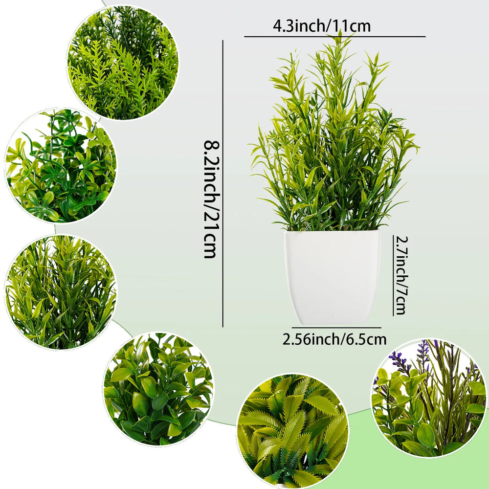 Künstliche Pflanze – Blatt Design – 18cm Tischdekoration