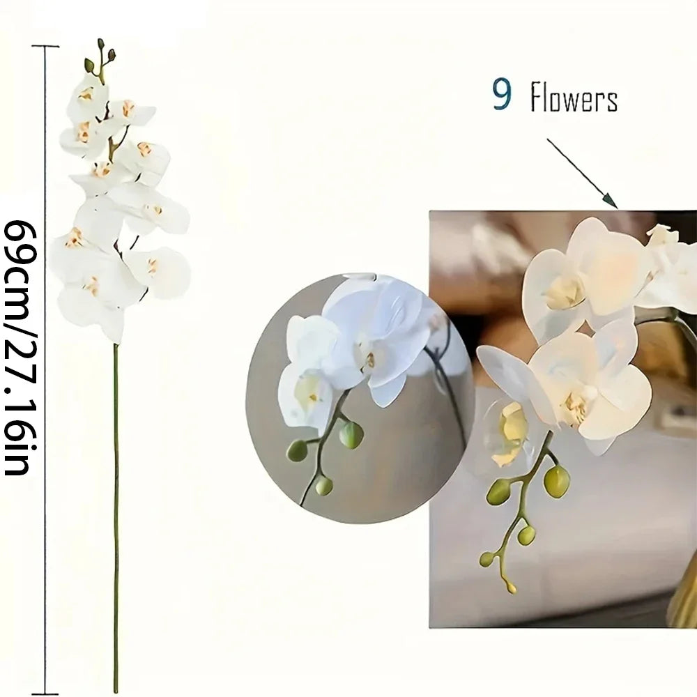 Künstliche Phalaenopsis Orchidee – Real Touch, 69cm