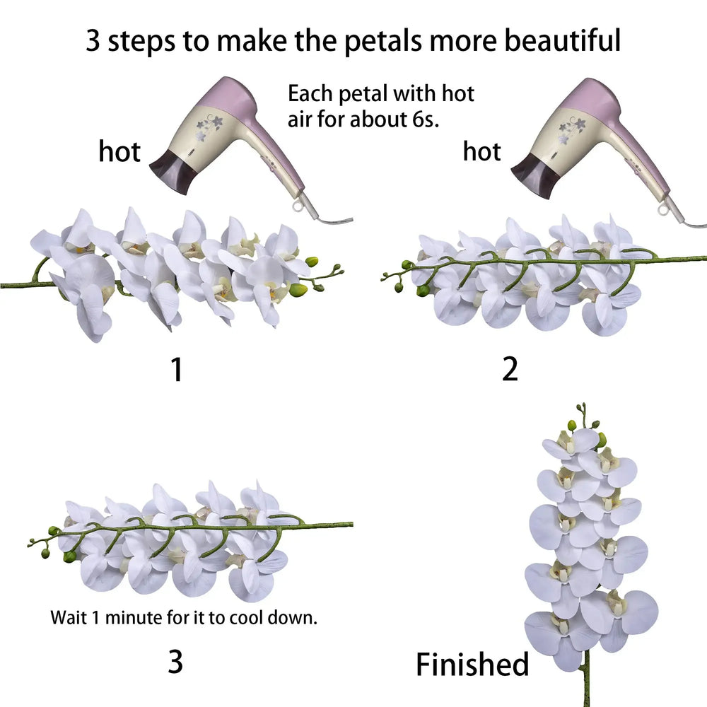 Künstliche Phalaenopsis Orchidee – Real Touch, 69cm