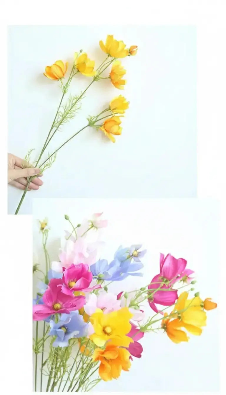 Künstliche Seiden-Koreopsis – Handgemachte Blumenpracht