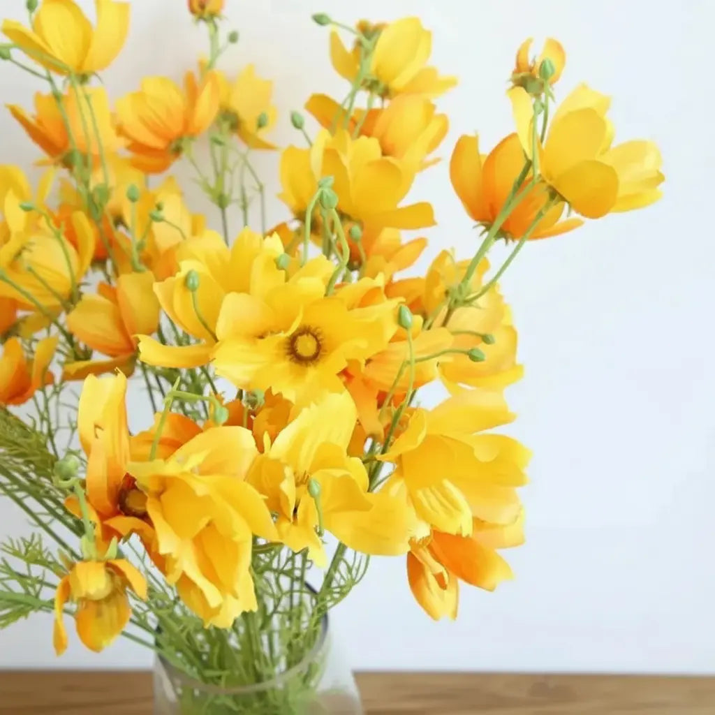 Künstliche Seiden-Koreopsis – Handgemachte Blumenpracht