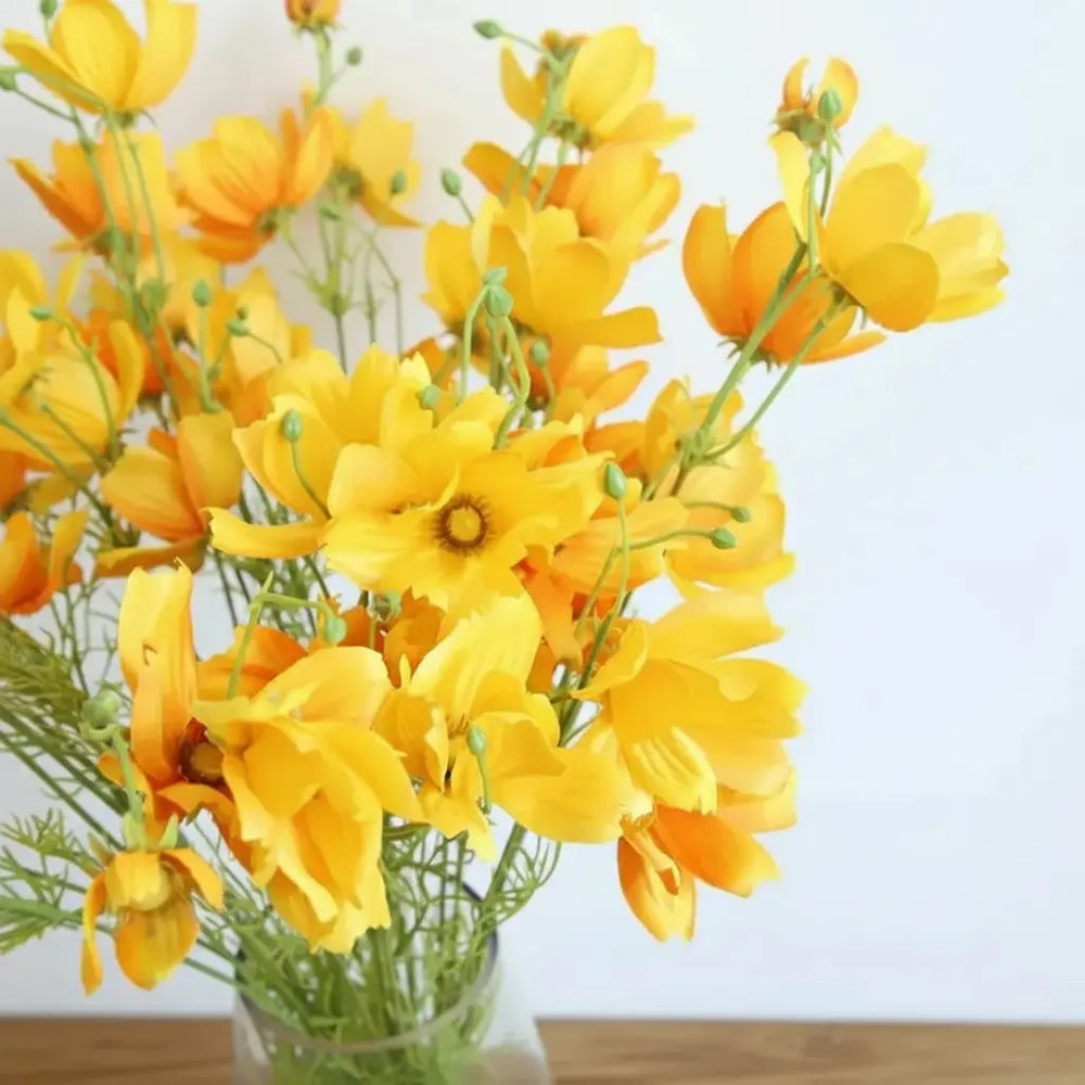 Künstliche Seiden-Koreopsis – Handgemachte Blumenpracht