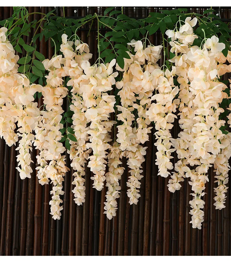 Künstliche Wisteria – Seiden-Design – 96cm Innenbereich