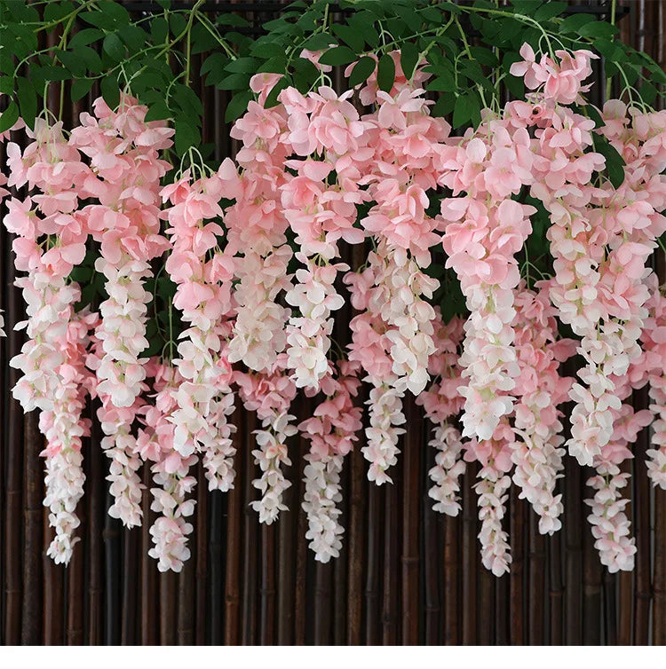 Künstliche Wisteria – Seiden-Design – 96cm Innenbereich