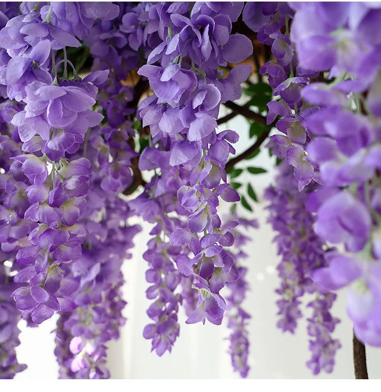 Künstliche Wisteria – Seiden-Design – 96cm Innenbereich