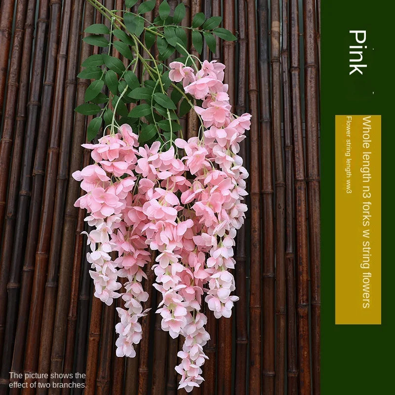 Künstliche Wisteria – Seiden-Design – 96cm Innenbereich