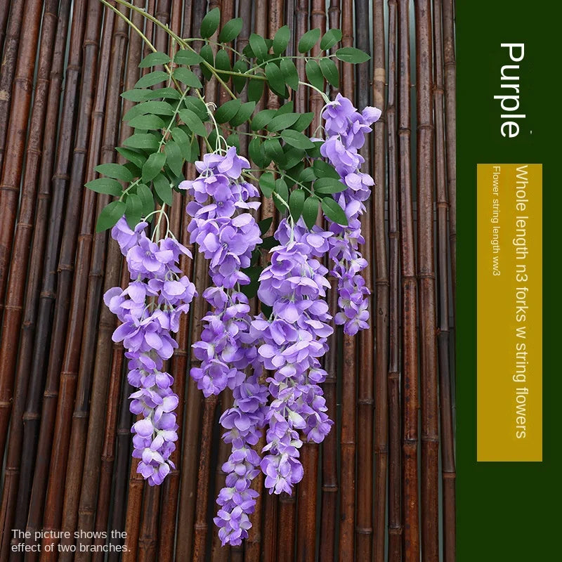 Künstliche Wisteria – Seiden-Design – 96cm Innenbereich