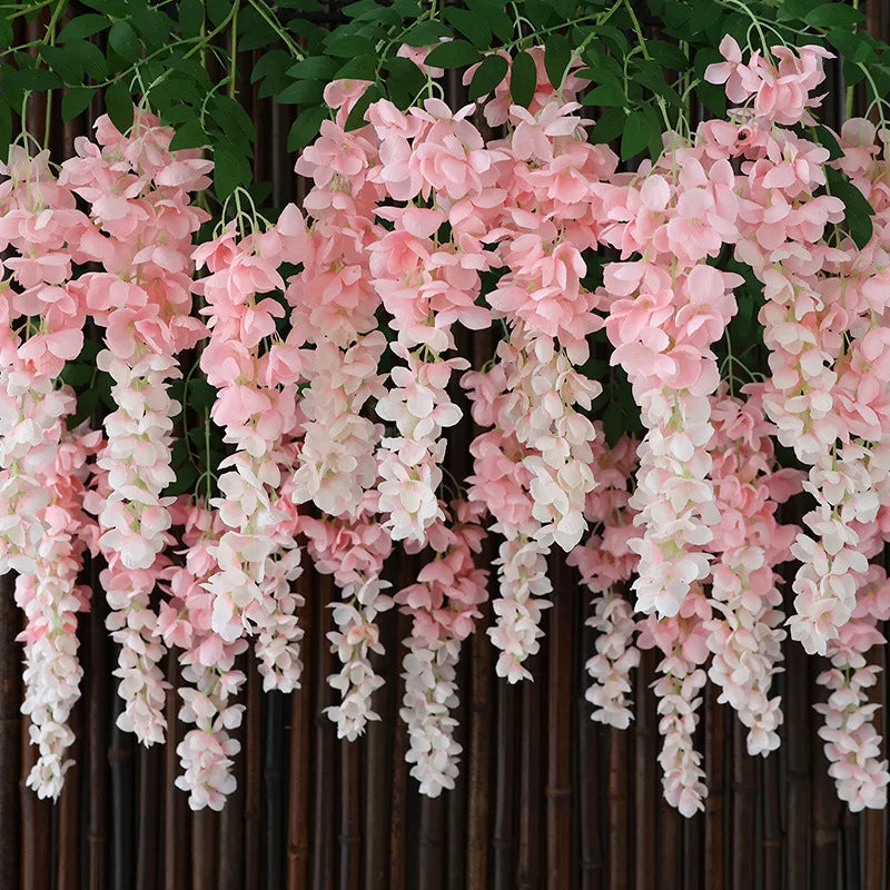 Künstliche Wisteria – Seiden-Design – 96cm Innenbereich