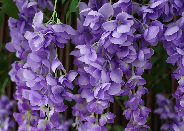 Künstliche Wisteria – Seiden-Design – 96cm Innenbereich