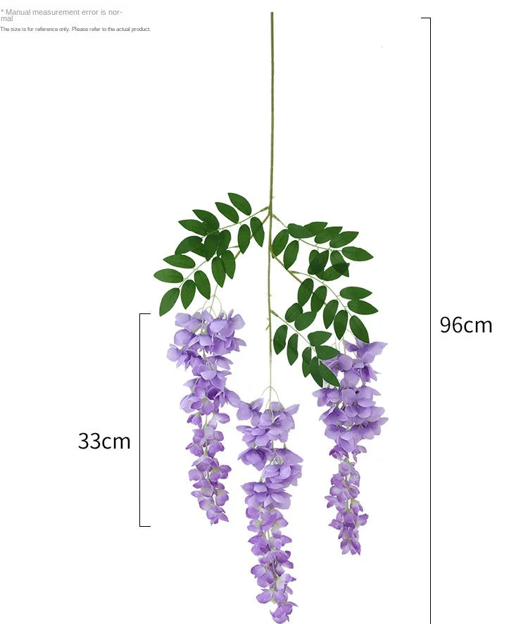 Künstliche Wisteria – Seiden-Design – 96cm Innenbereich
