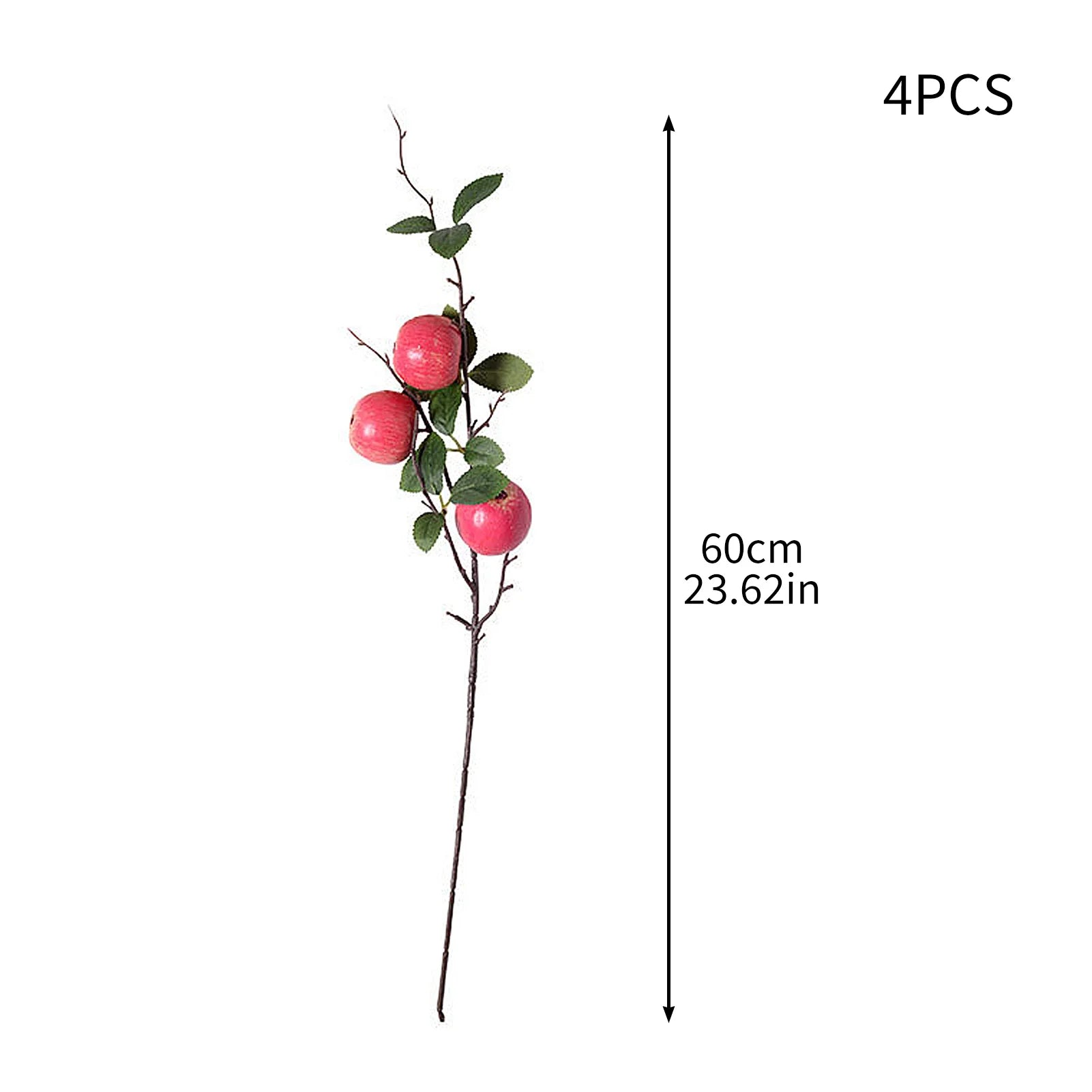 Künstlicher Apfelzweig – Schaumdesign – 60/96 cm