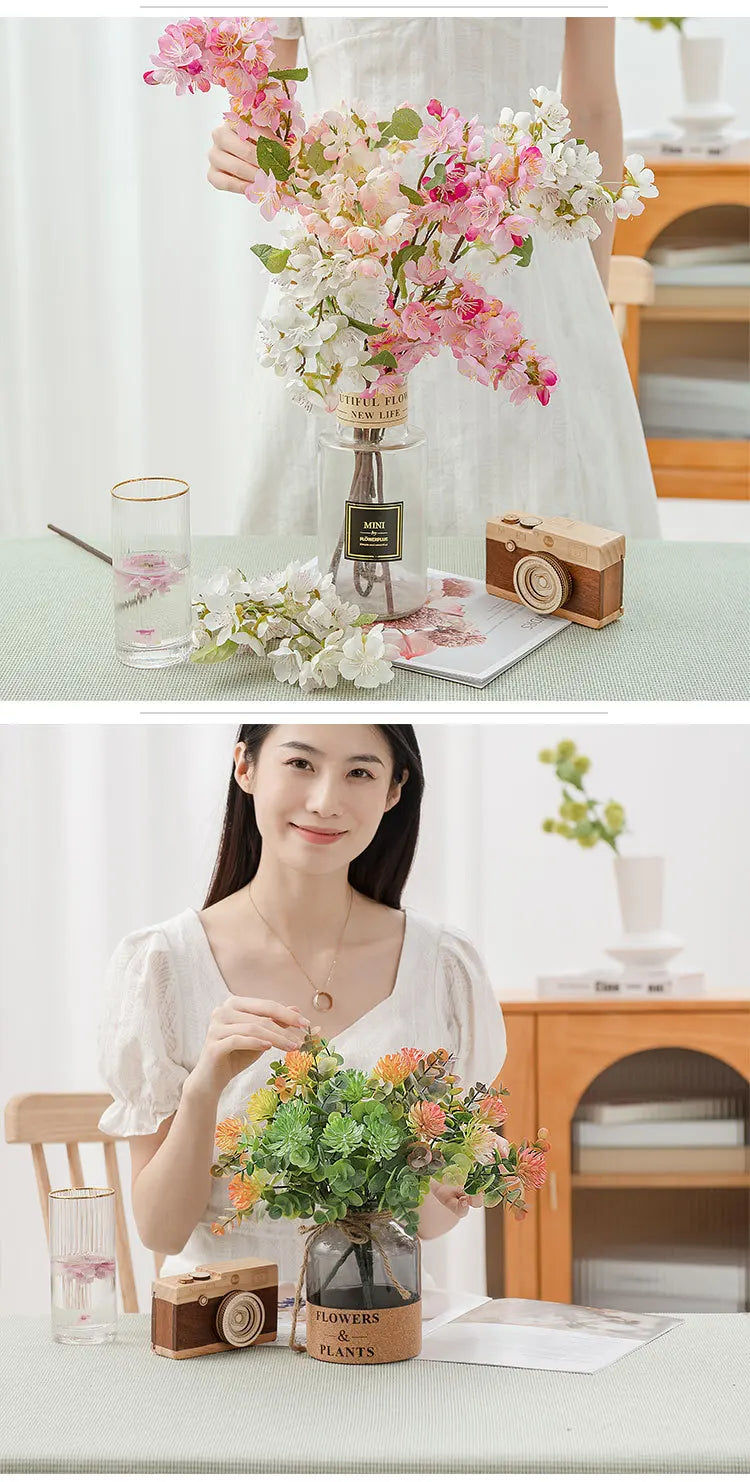 Künstlicher Kirschblütenzweig – Seidendesign – 53cm Innenbereich