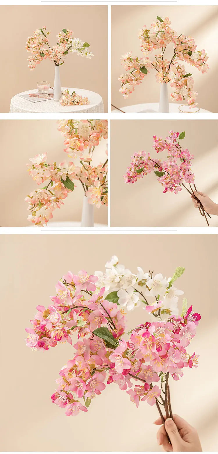 Künstlicher Kirschblütenzweig – Seidendesign – 53cm Innenbereich
