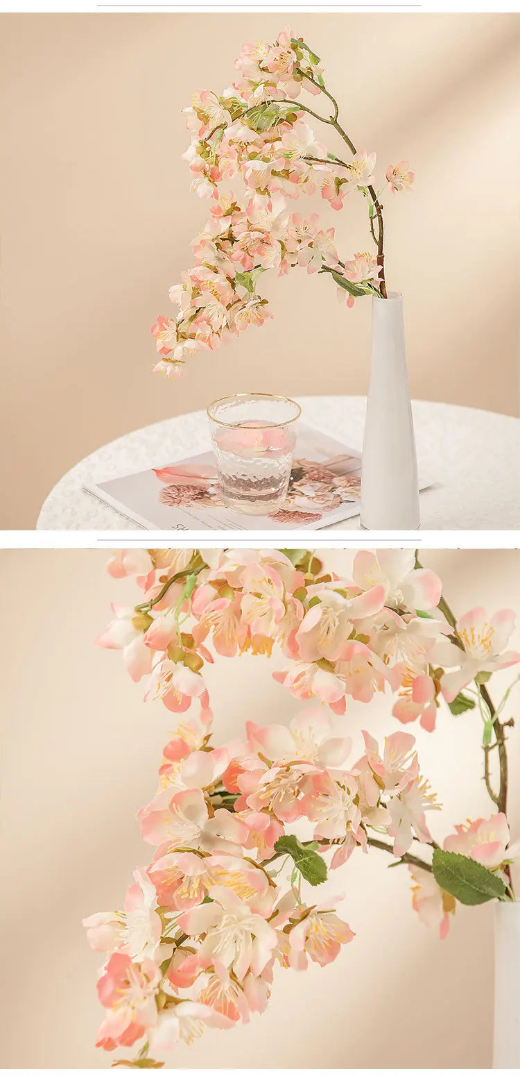 Künstlicher Kirschblütenzweig – Seidendesign – 53cm Innenbereich