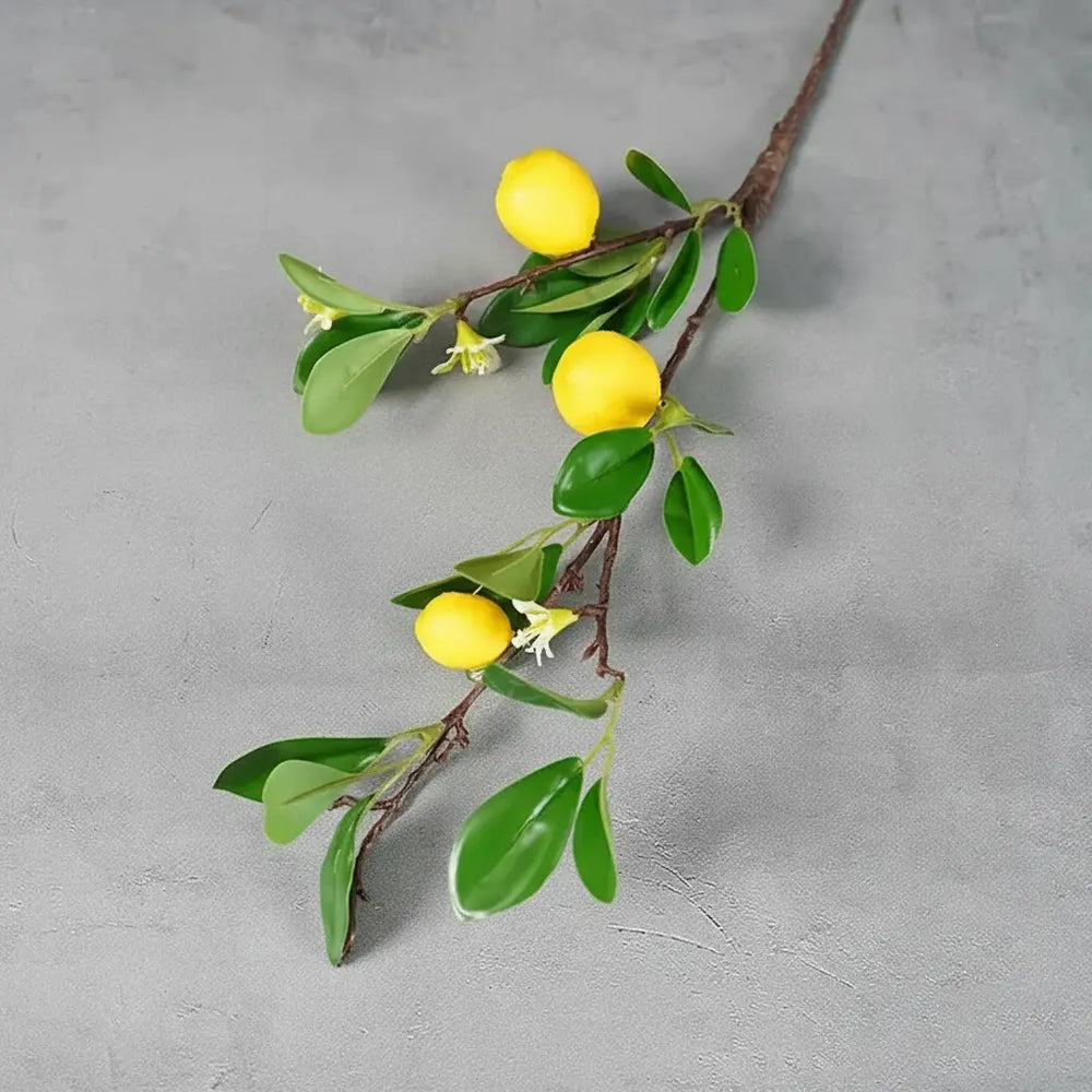 Künstlicher Zitronenzweig – Styropor Design 82cm
