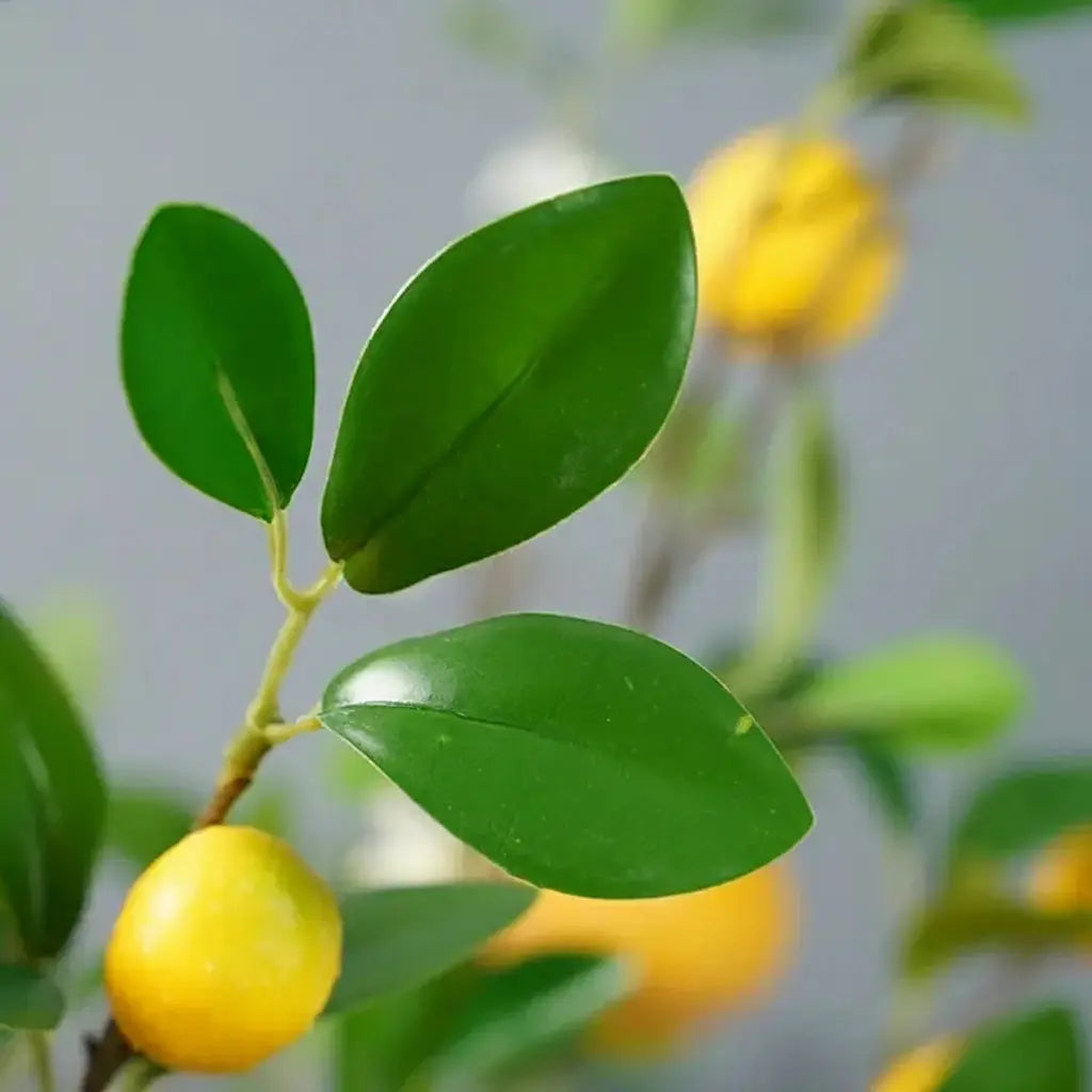 Künstlicher Zitronenzweig – Styropor Design 82cm