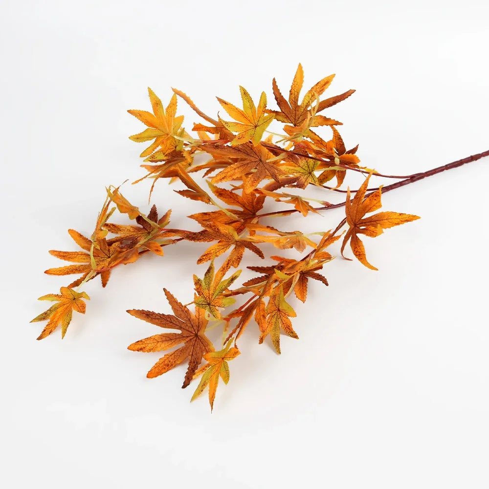 Künstliches Ahornblatt – Seidenzweig – 84cm Herbstdeko