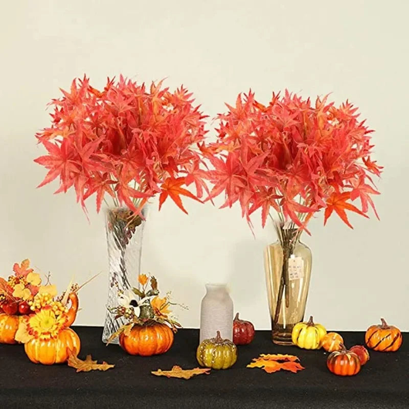 Künstliches Ahornblatt – Seidenzweig – 84cm Herbstdeko