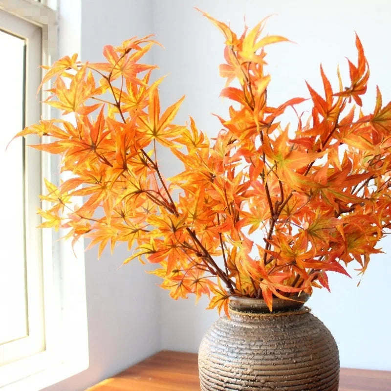 Künstliches Ahornblatt – Seidenzweig – 84cm Herbstdeko