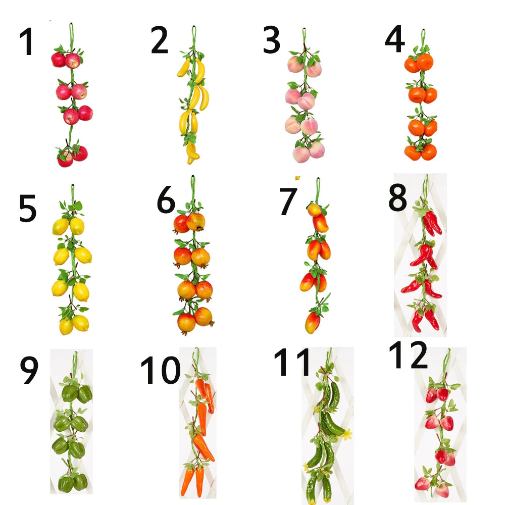 Künstliches Obst & Gemüse – Schaumstoffmix für Innenräume