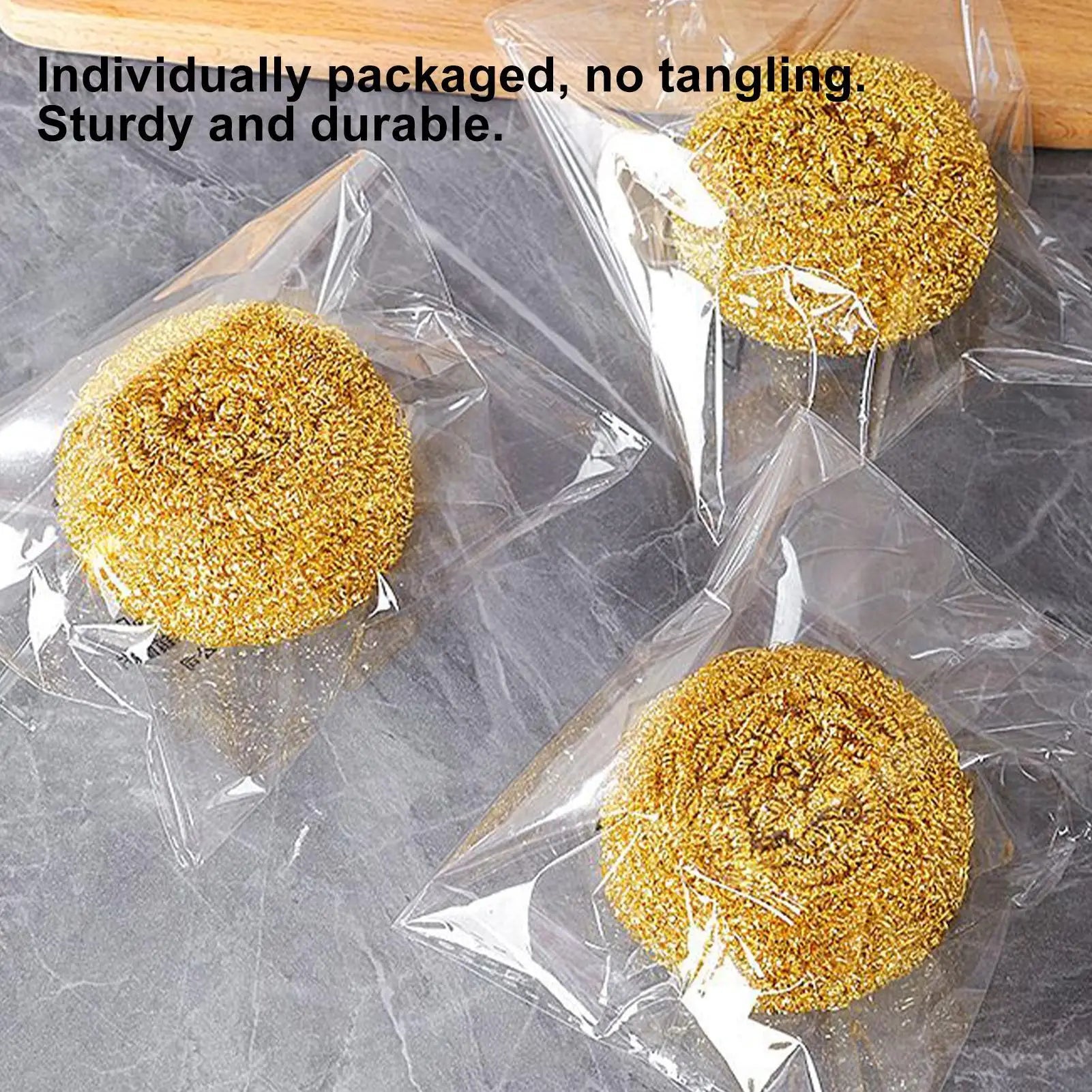 Kupferdraht-Schwamm – Messing Design – 10x8 cm Nützlichkeit