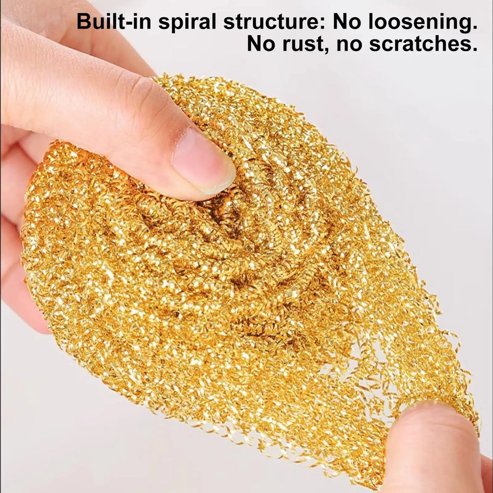 Kupferdraht-Schwamm – Messing Design – 10x8 cm Nützlichkeit