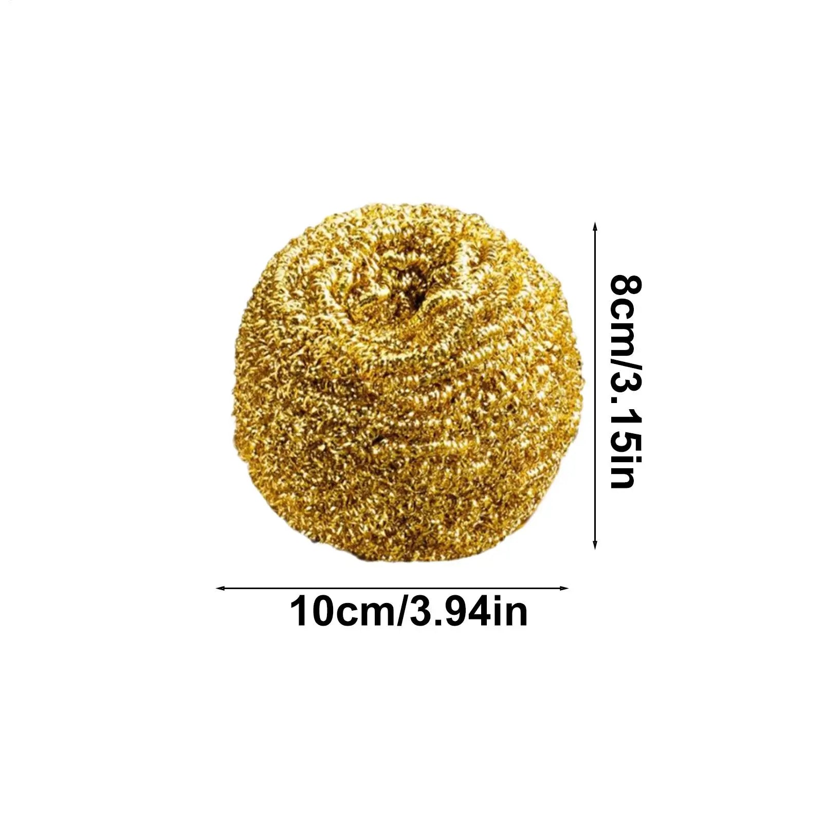 Kupferdraht-Schwamm – Messing Design – 10x8 cm Nützlichkeit