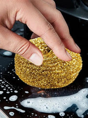 Kupferdraht-Schwamm – Messing Design – 10x8 cm Nützlichkeit