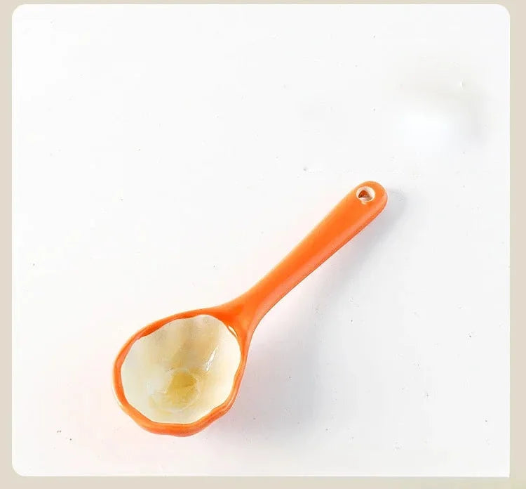 Kürbisbecher – Keramik mit Deckel & Löffel – 300ML, 500ML