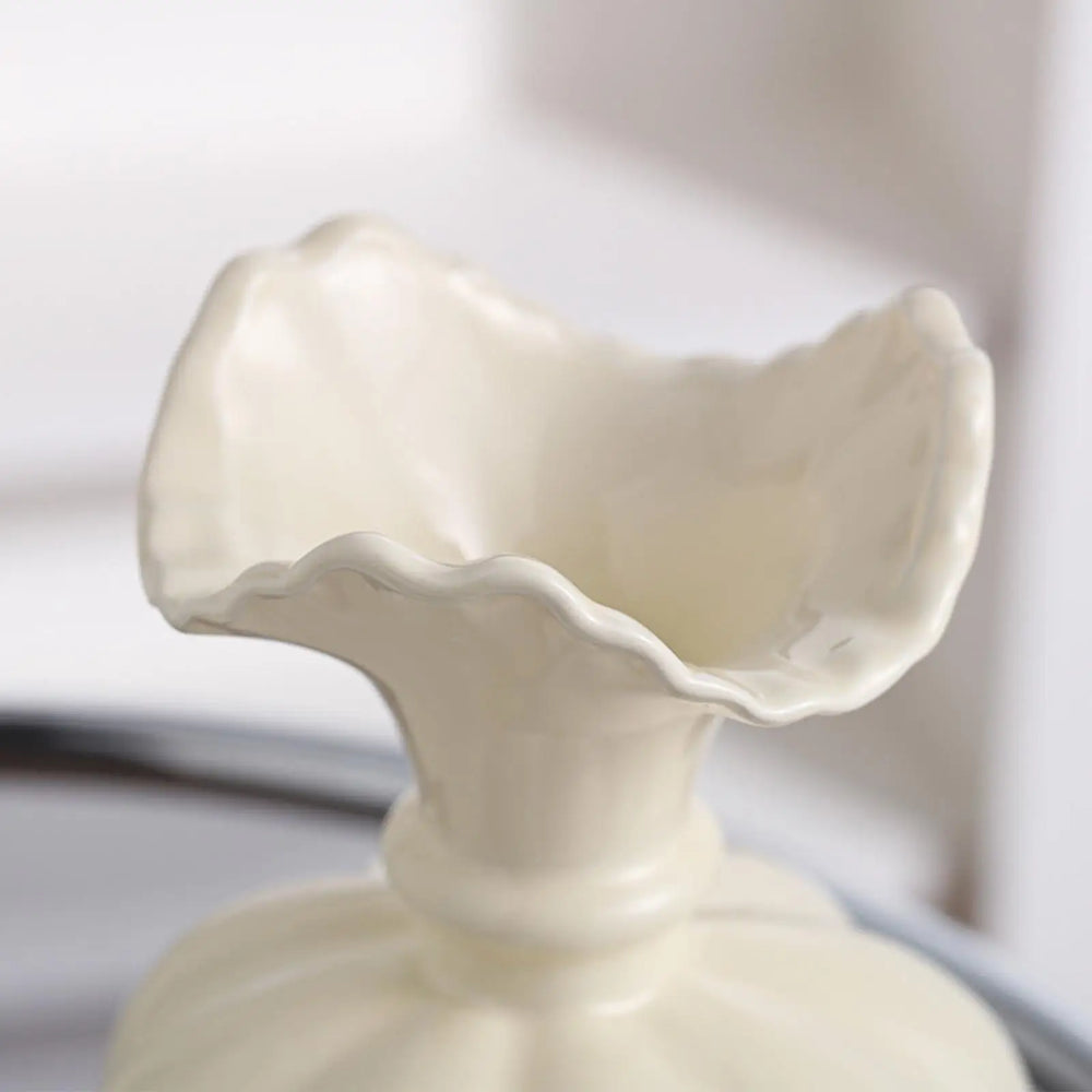 Kürbisvase – Keramik Modern – 15x20cm Tischdeko