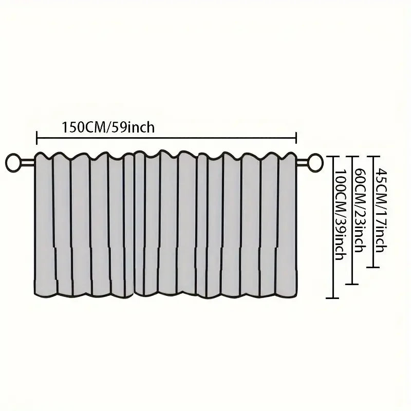 Kurzgardine – Japanisch & Koreanisch – 150x60cm