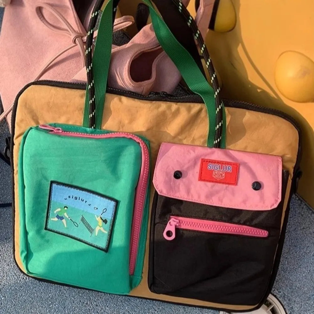 Laptop Aktentasche – Canvas & Polyester – 37x31x3cm