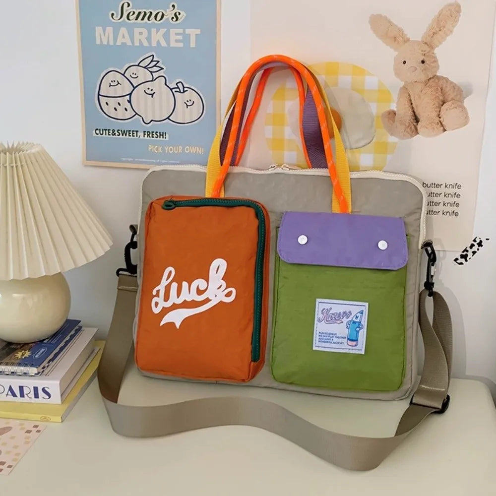 Laptop Aktentasche – Canvas & Polyester – 37x31x3cm