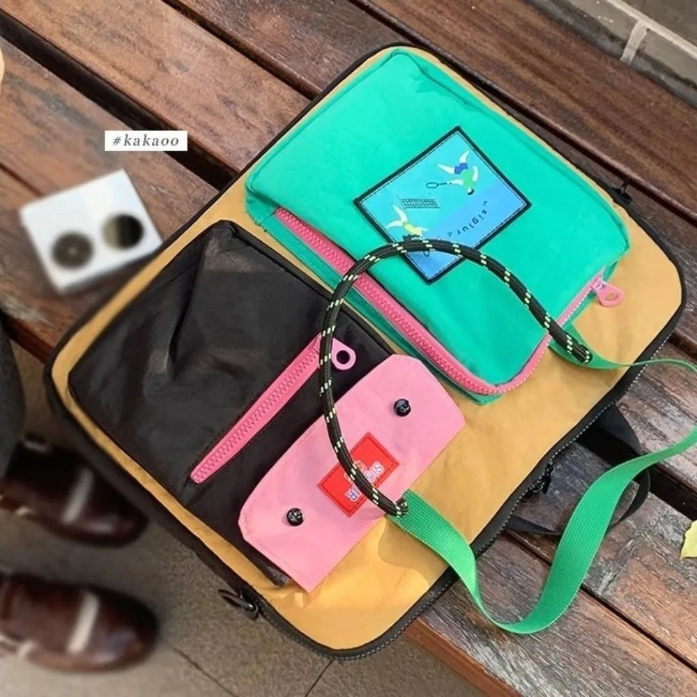 Laptop Aktentasche – Canvas & Polyester – 37x31x3cm