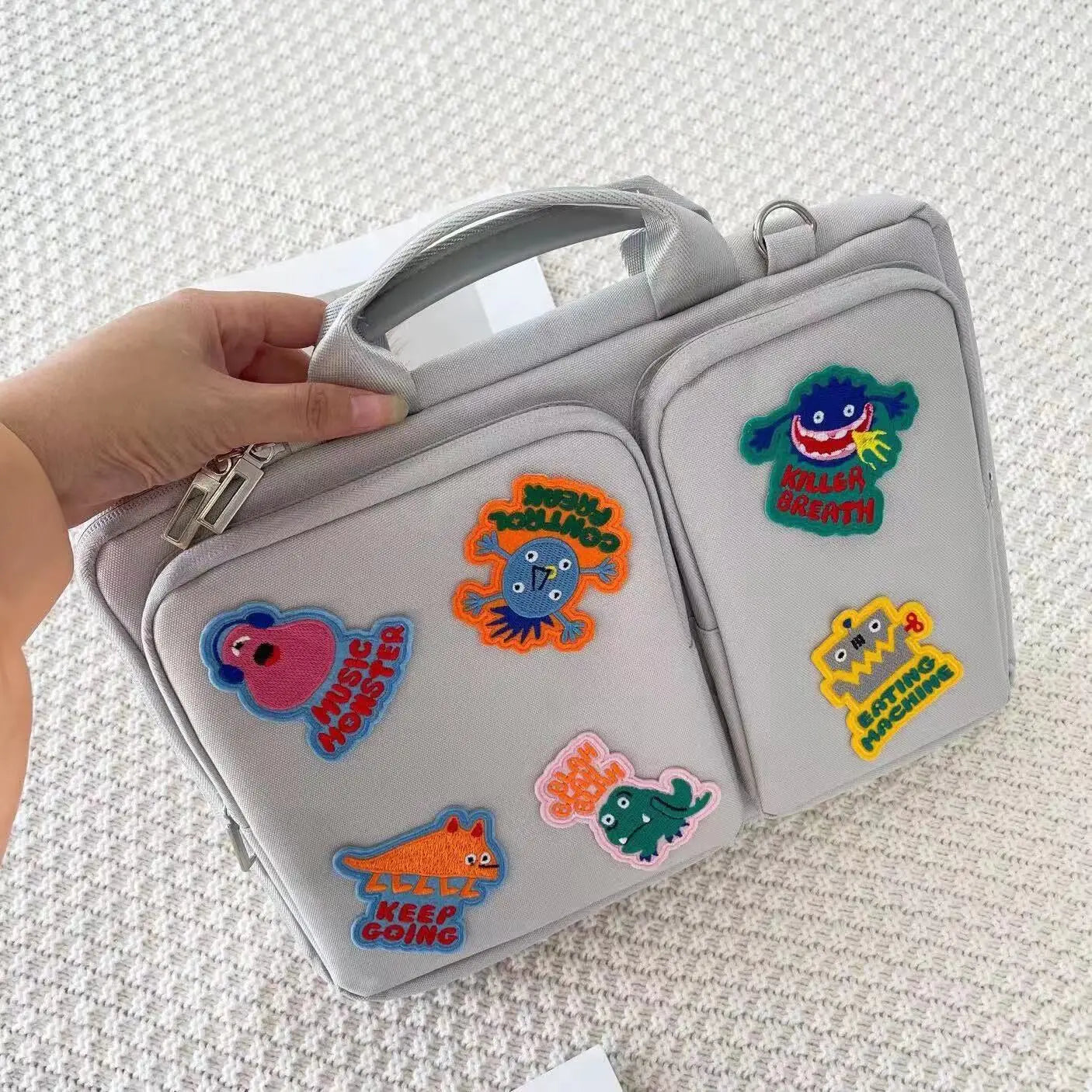 Laptop-Aktentasche aus Polyester in Farbe Zimuguaishou, Grösse 15.6-16 Zoll