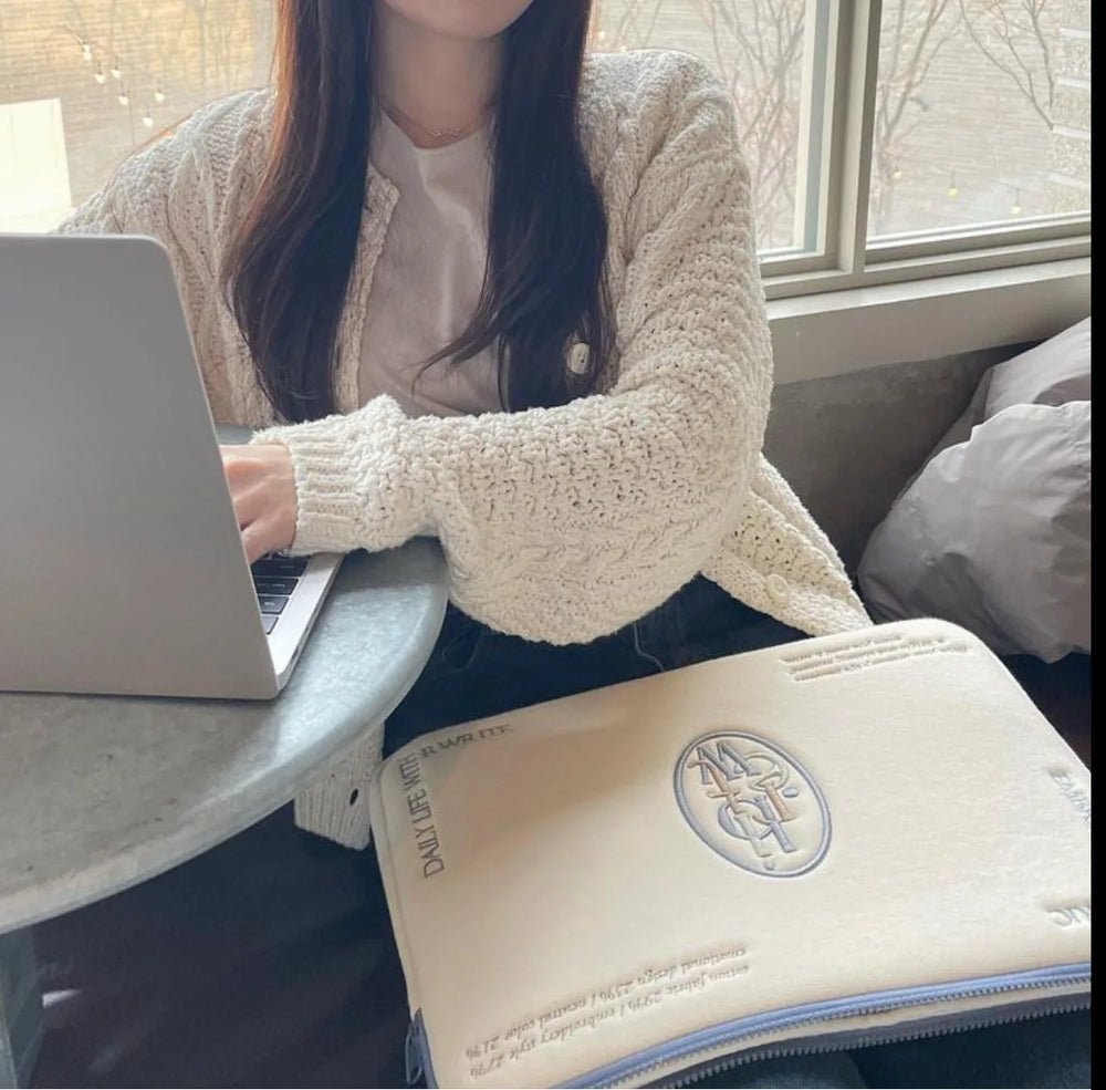 Laptop-Hülle – Minimalistisches Polyester – 13-16 Zoll