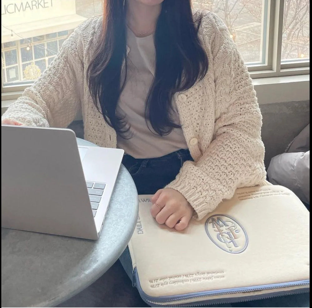 Laptop-Hülle – Minimalistisches Polyester – 13-16 Zoll