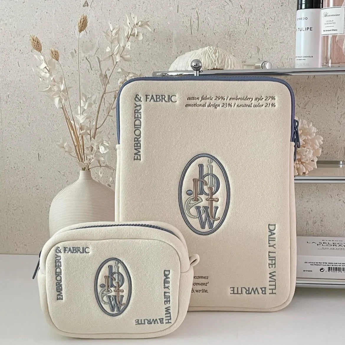 Laptop-Hülle – Minimalistisches Polyester – 13-16 Zoll