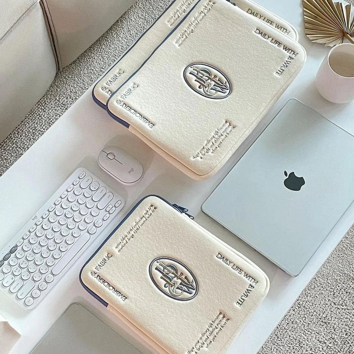 Laptop-Hülle – Minimalistisches Polyester – 13-16 Zoll