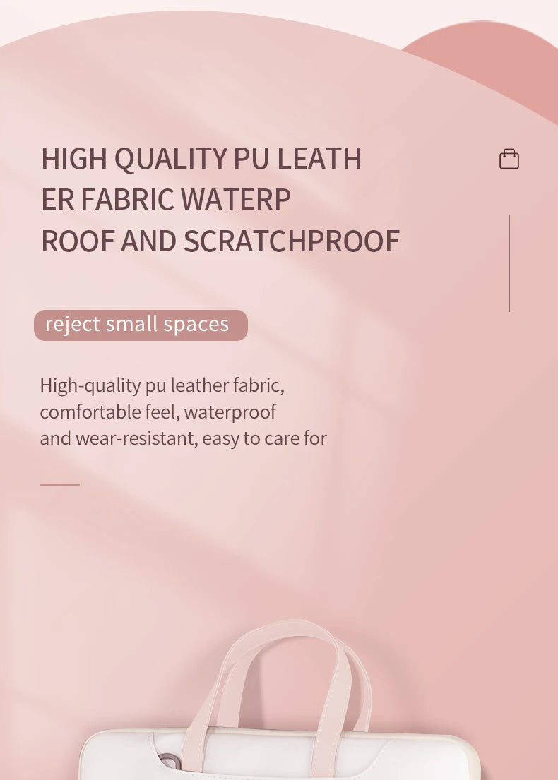 Wasserdichte Laptop-Tasche aus PU in BN-0676 Farbe, Grösse 12-17 Zoll