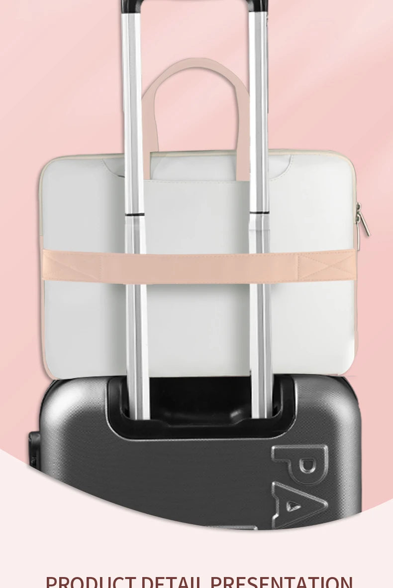 Multifunktionale wasserdichte Laptop Tasche aus PU in Farbe BN-0676, Grösse 14 Zoll