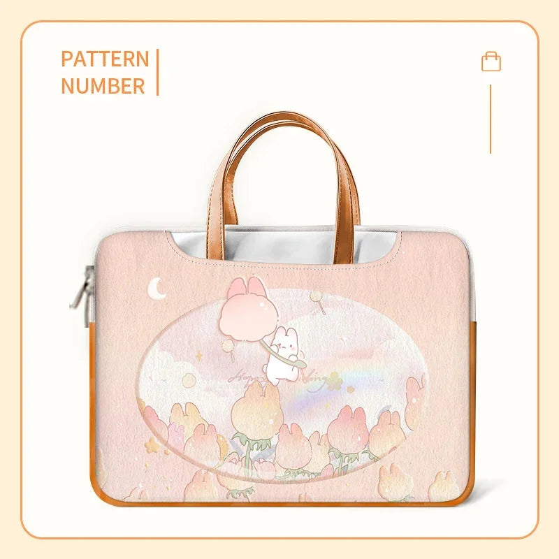 Wasserdichte PU-Laptop-Tasche in Farbe BN-0676, Grösse 14 Zoll