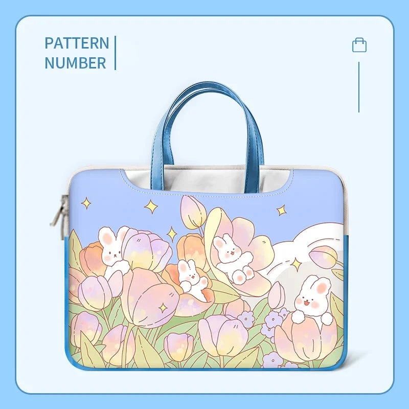 Multifunktionale Laptop-Tasche aus PU, wasserdicht, Farbe BN-0676, Grösse 14 Zoll