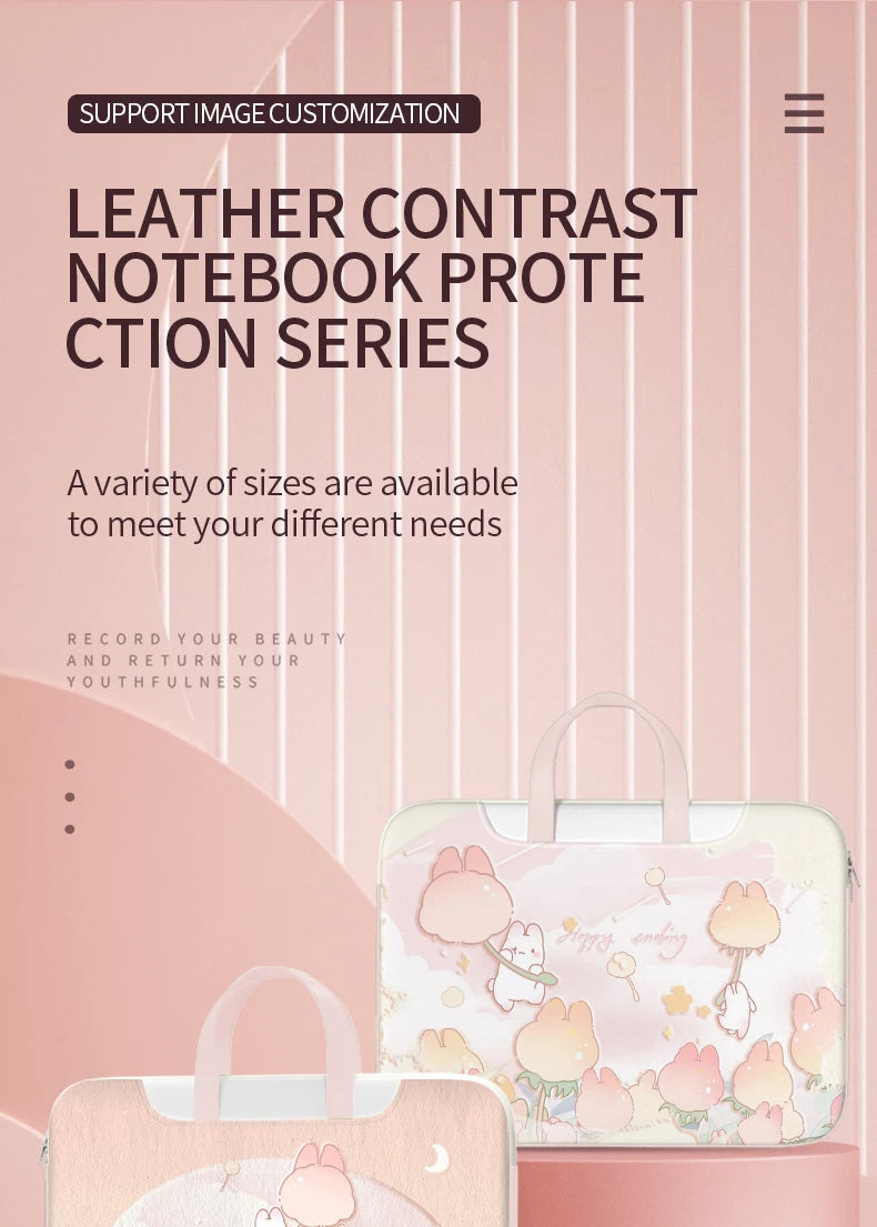 Wasserdichte Laptop-Tasche aus PU, Farbe: VB-0291, Grösse: 15-15.6 Zoll